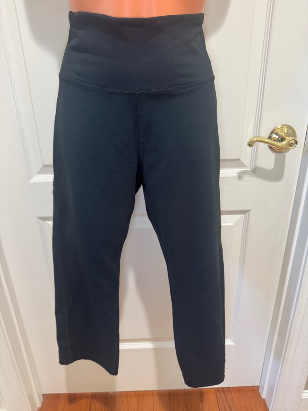 COLUMBIA Knit Pull On Leggings Ankle Length Black XL Extra Large $70 EUC KL